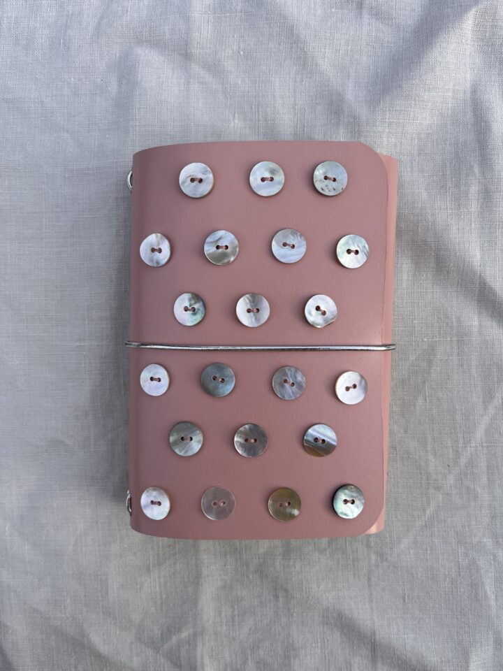 Pink polka dots A6